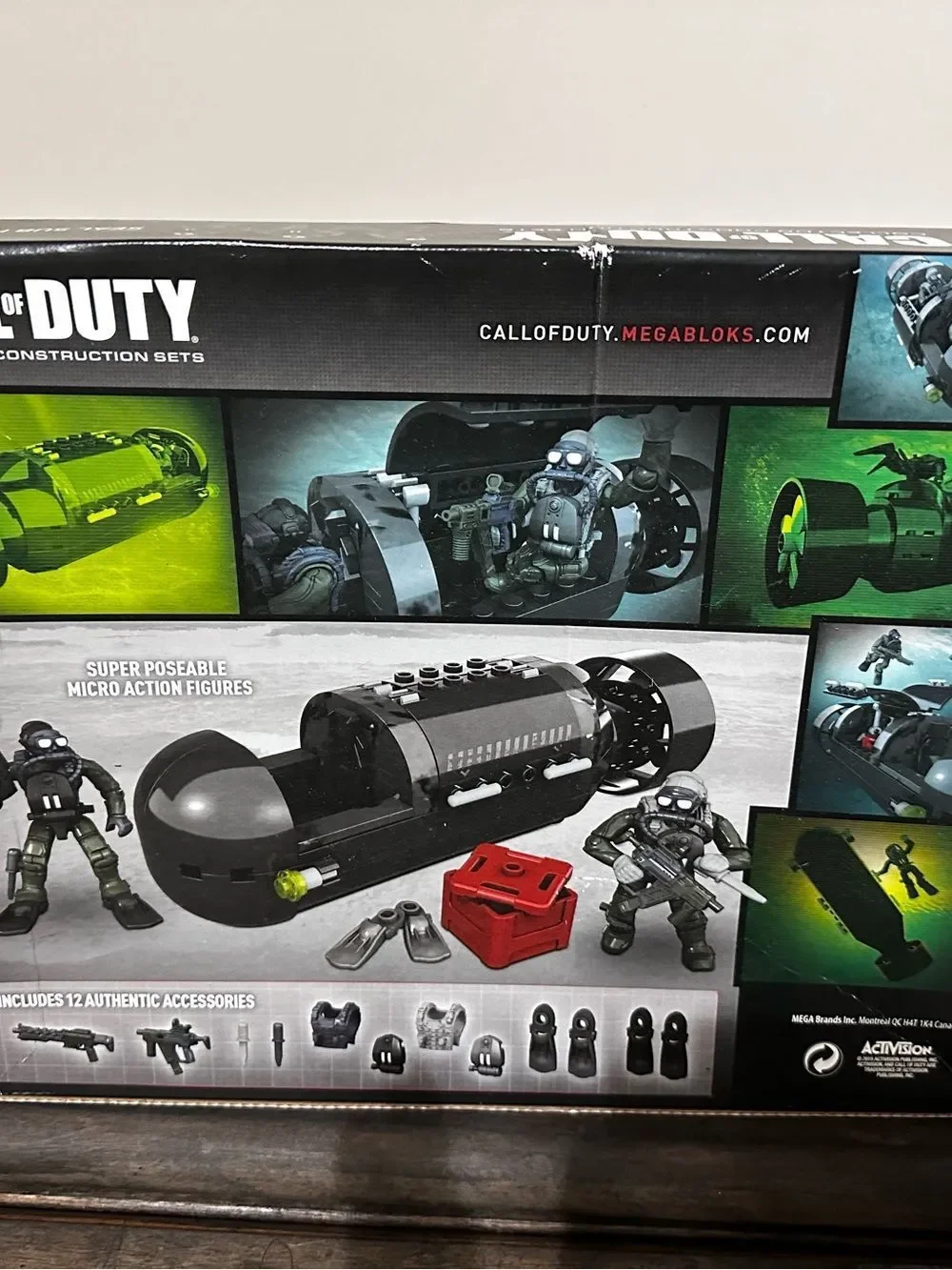NWT Call of Duty Seal Sub Recon Mega Bloks Set - COLLECTOR SERIES